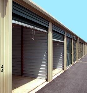 Affordable Self Storage Containers with Doors Open